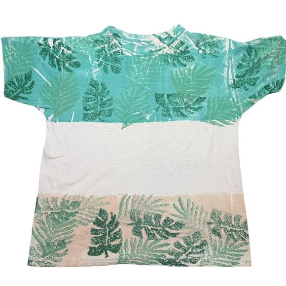 Vintage 90s Disney Jungle Book T-Shirt XL Single Stitch AOP Tropical Graphic - Picture 2 of 6